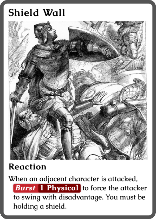 Shield Wall Card